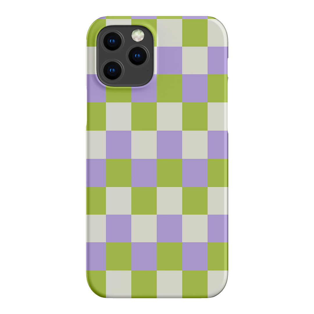Checks in Winter Matte Case Matte Phone Cases iPhone 12 Pro Max / Snap by The Dairy - The Dairy