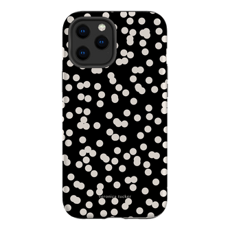Mini Confetti Noir Printed Phone Cases iPhone 12 Pro Max / Armoured by Veronica Tucker - The Dairy