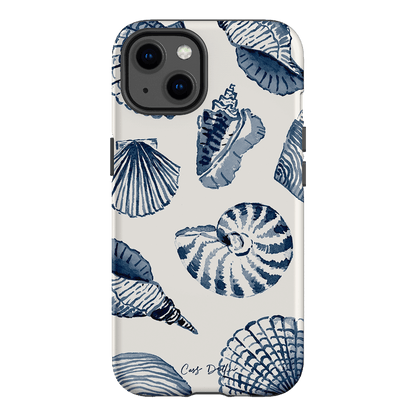 Blue Shells Printed Phone Cases iPhone 13 / Armoured by Cass Deller - The Dairy