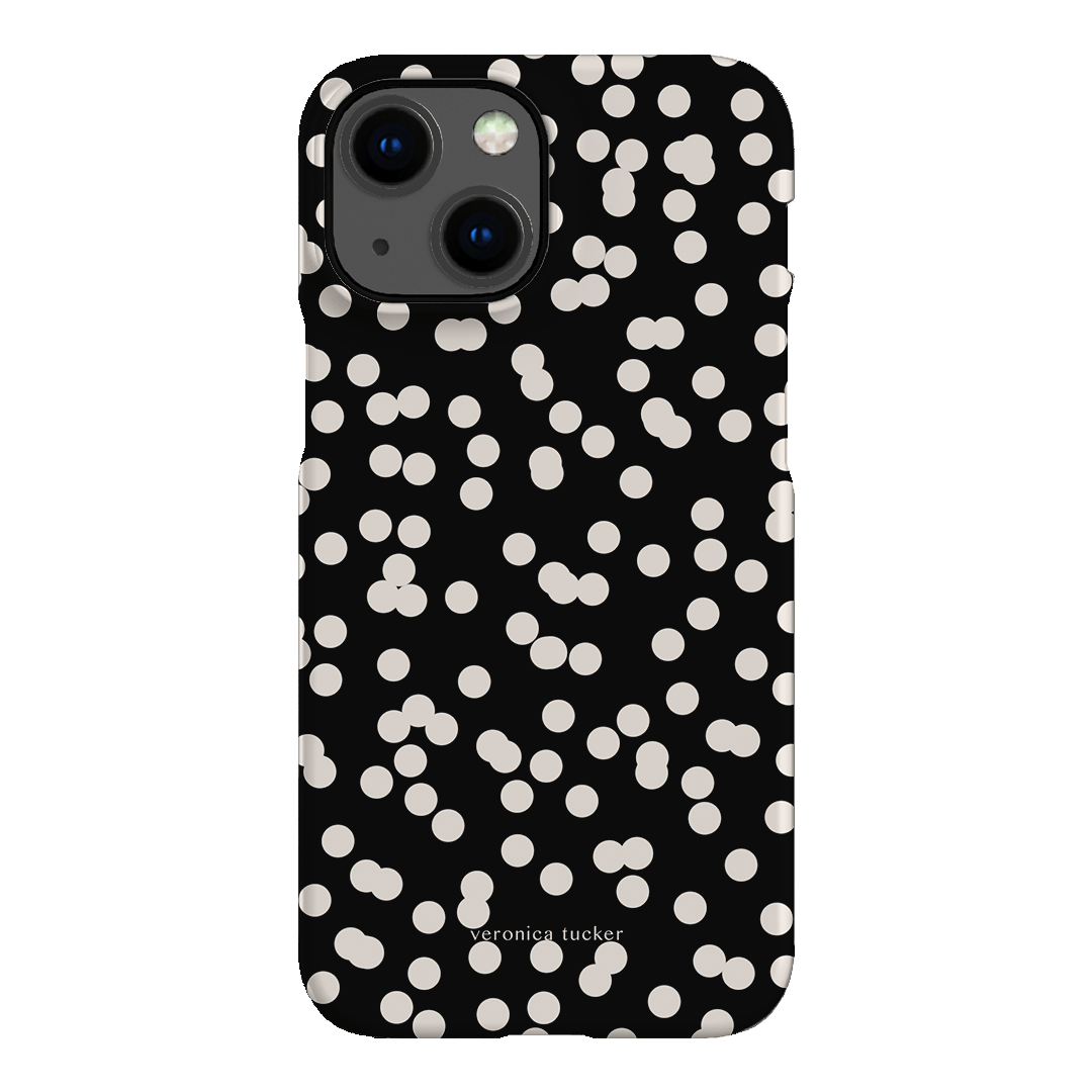 Mini Confetti Noir Printed Phone Cases iPhone 13 Mini / Snap by Veronica Tucker - The Dairy