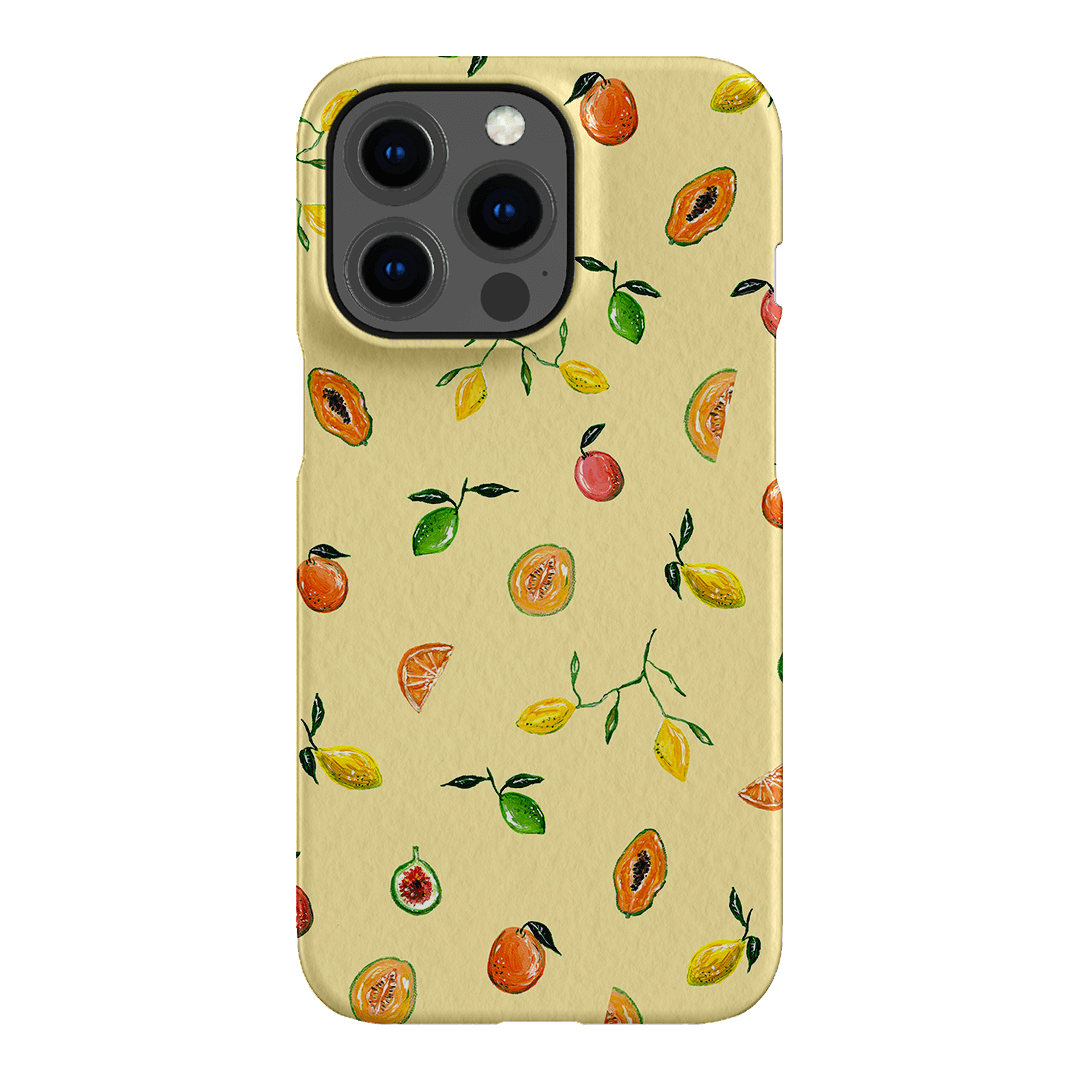 Golden Fruit Printed Phone Cases iPhone 13 Pro / Snap by BG. Studio - The Dairy