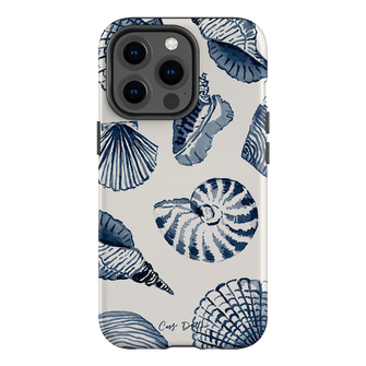 Blue Shells Printed Phone Cases iPhone 13 Pro / Armoured by Cass Deller - The Dairy