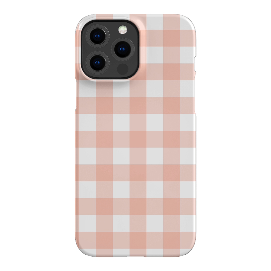 Gingham in Blush Matte Case Matte Phone Cases iPhone 13 Pro Max / Snap by The Dairy - The Dairy