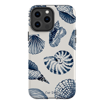 Blue Shells Printed Phone Cases iPhone 13 Pro Max / Armoured by Cass Deller - The Dairy