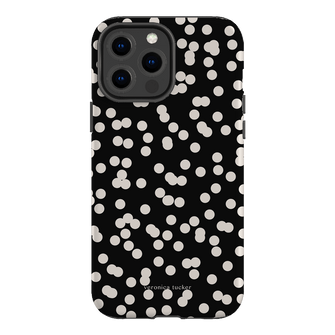 Mini Confetti Noir Printed Phone Cases iPhone 13 Pro Max / Armoured by Veronica Tucker - The Dairy