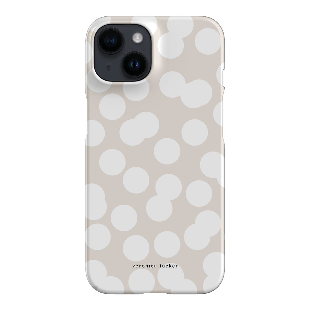 Confetti White Printed Phone Cases iPhone 14 Plus / Snap by Veronica Tucker - The Dairy
