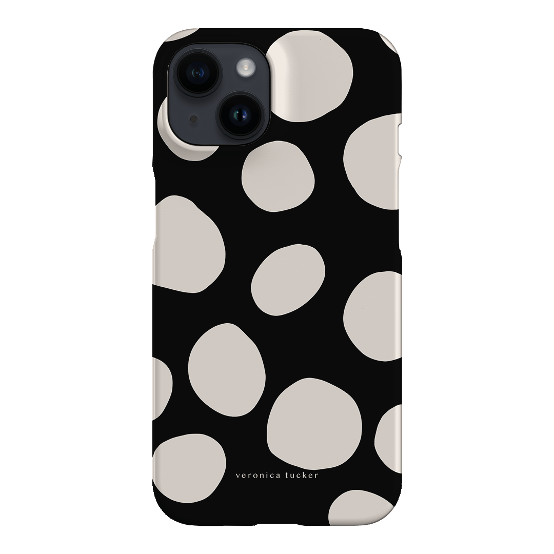 Pebbles Noir Printed Phone Cases iPhone 14 / Snap by Veronica Tucker - The Dairy