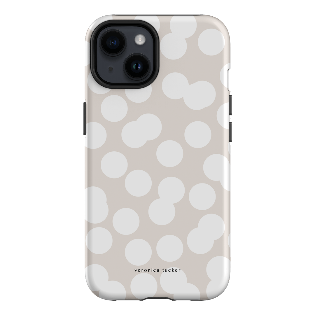 Confetti White Printed Phone Cases iPhone 14 Plus / Armoured by Veronica Tucker - The Dairy