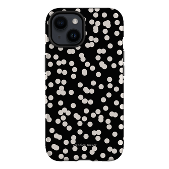 Mini Confetti Noir Printed Phone Cases iPhone 14 / Armoured by Veronica Tucker - The Dairy