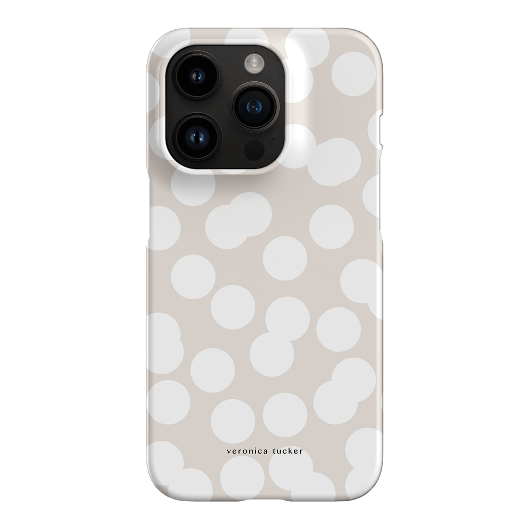 Confetti White Printed Phone Cases iPhone 14 Pro / Snap by Veronica Tucker - The Dairy