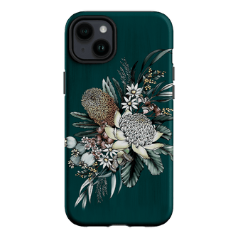 Teal Native Printed Phone Cases iPhone 14 Plus / Armoured by Typoflora - The Dairy