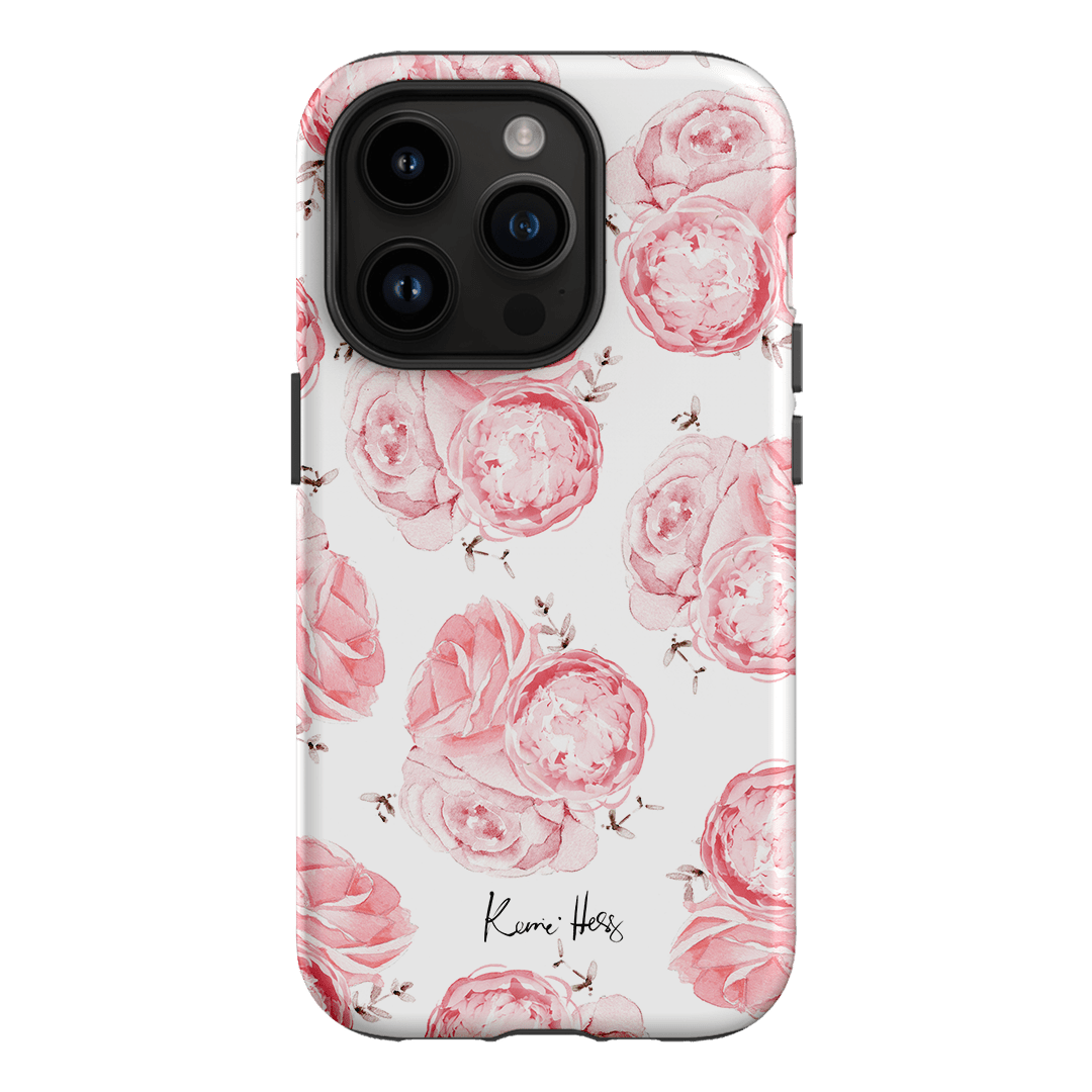 Peony Rose Printed Phone Cases iPhone 14 Pro / Armoured by Kerrie Hess - The Dairy