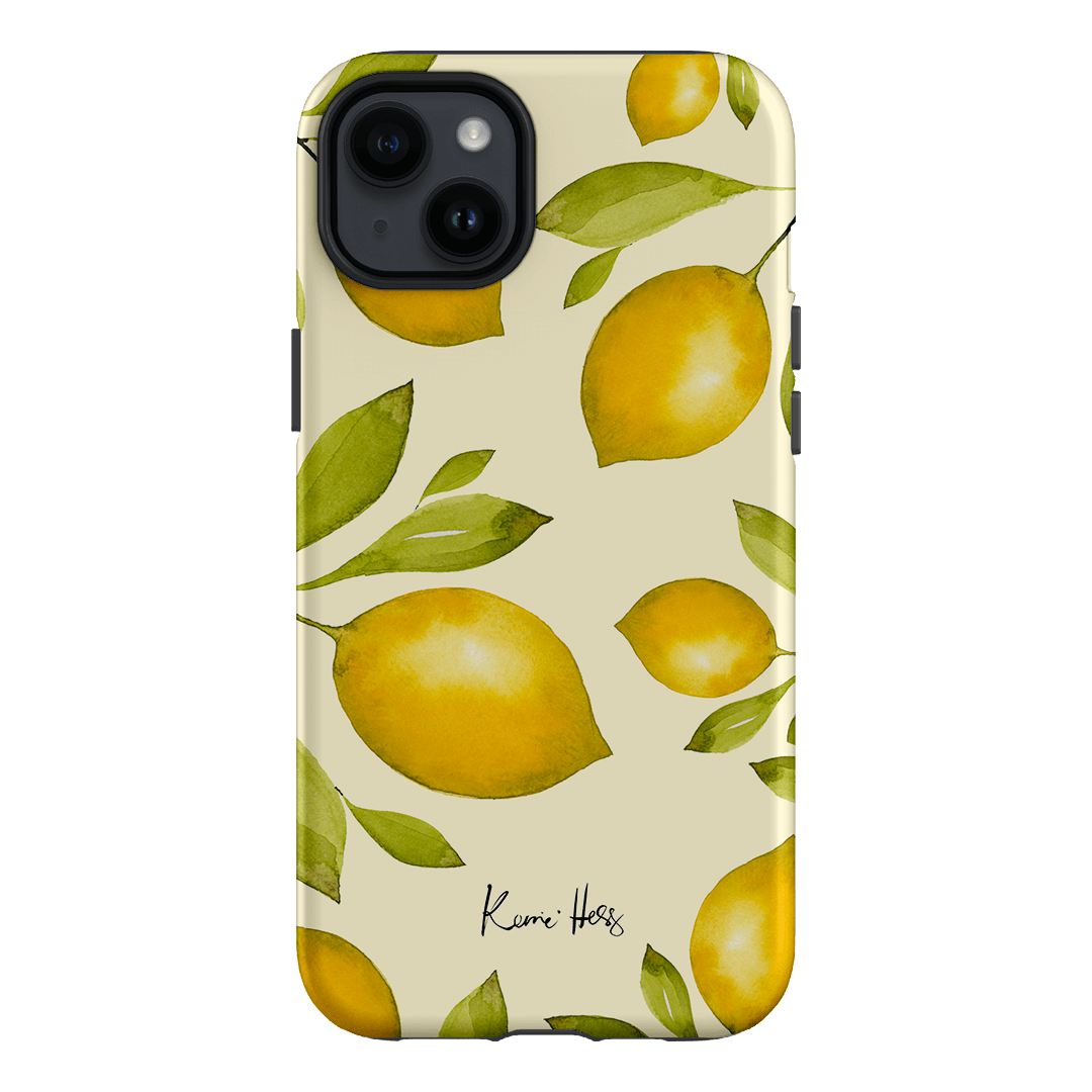 Summer Limone Printed Phone Cases iPhone 14 Plus / Armoured by Kerrie Hess - The Dairy