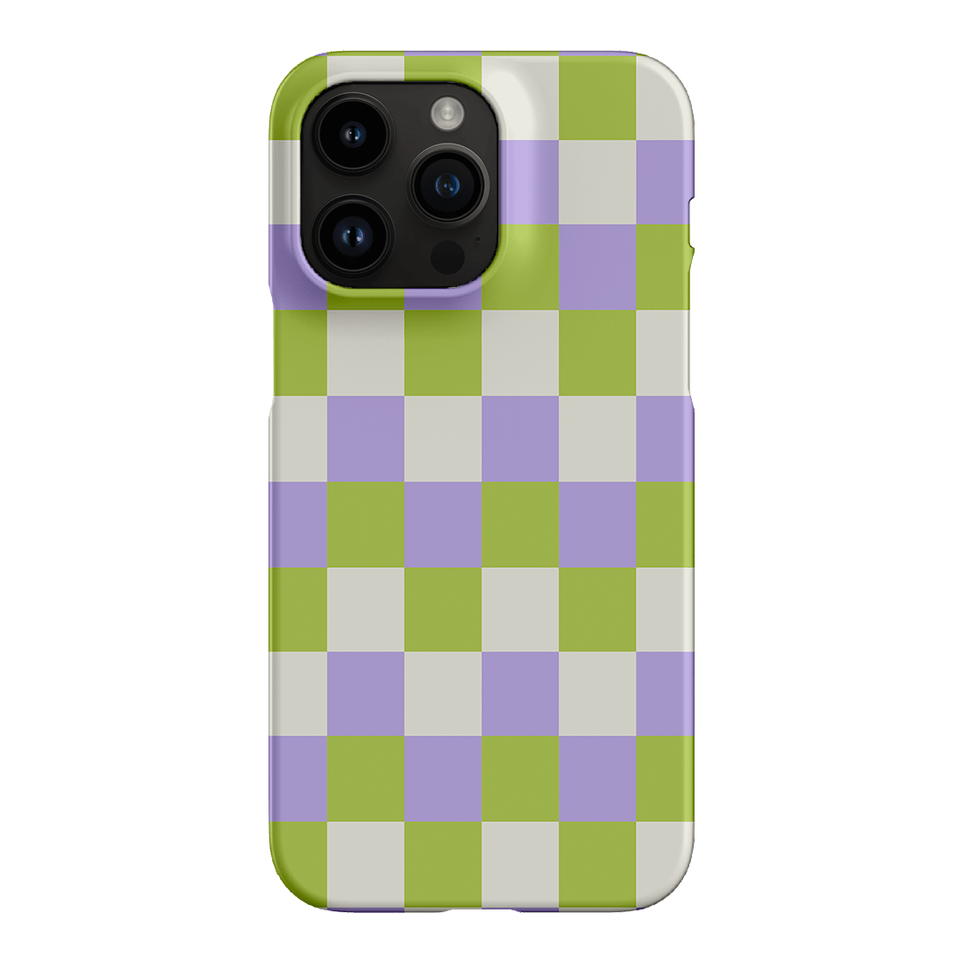 Checks in Winter Matte Case Matte Phone Cases iPhone 14 Pro Max / Snap by The Dairy - The Dairy