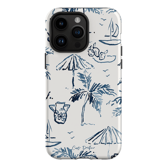 Balmy Blue Printed Phone Cases iPhone 14 Pro Max / Armoured by Cass Deller - The Dairy