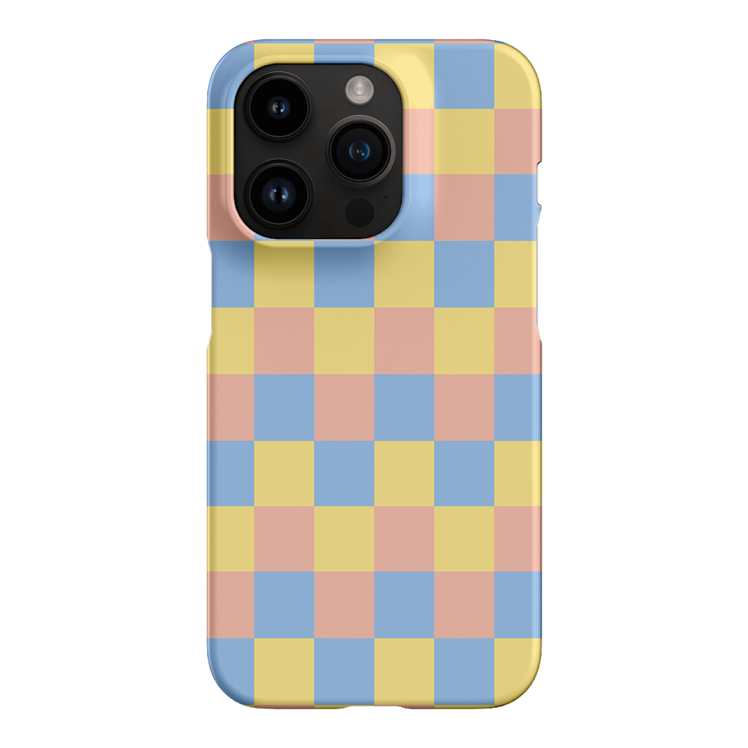 Checks in Spring Matte Case Matte Phone Cases iPhone 14 Pro / Snap by The Dairy - The Dairy