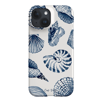 Blue Shells Printed Phone Cases iPhone 15 / Armoured by Cass Deller - The Dairy