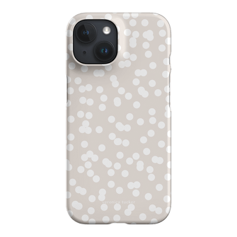 Mini Confetti White Printed Phone Cases iPhone 15 / Armoured by Veronica Tucker - The Dairy