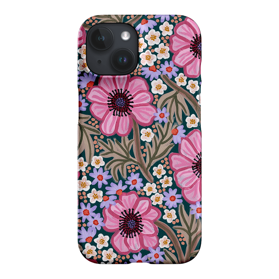 Pretty Poppies Printed Phone Cases iPhone 15 / Snap by Amy Gibbs - The Dairy