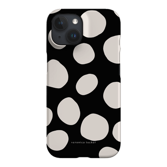 Pebbles Noir Printed Phone Cases iPhone 15 / Armoured by Veronica Tucker - The Dairy