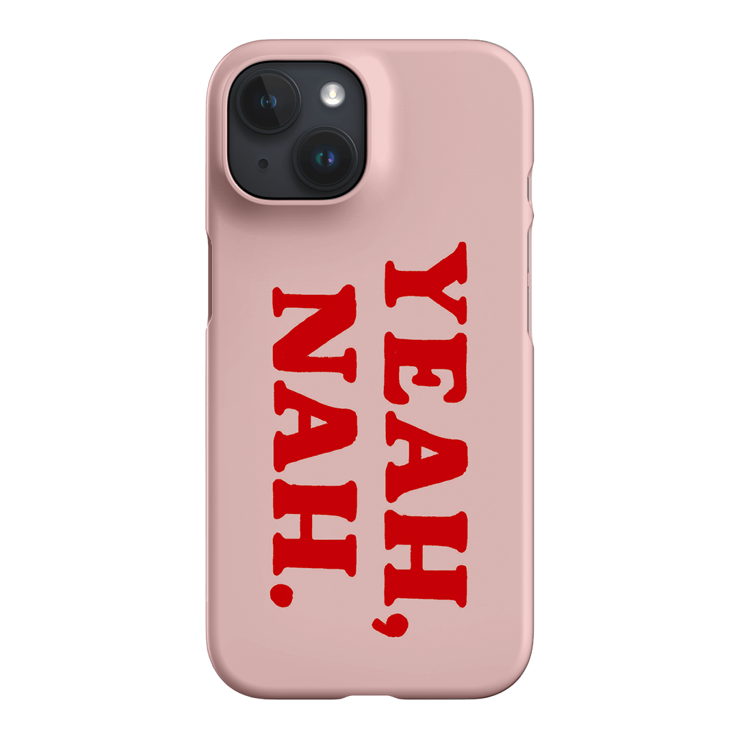 Yeah Nah Printed Phone Cases iPhone 15 / Snap by Jasmine Dowling - The Dairy