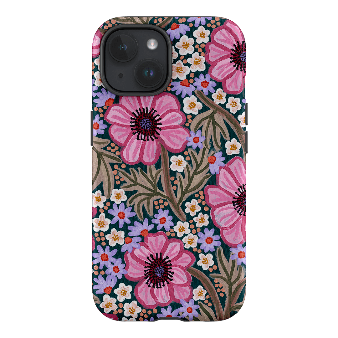 Pretty Poppies Printed Phone Cases iPhone 15 / Armoured by Amy Gibbs - The Dairy