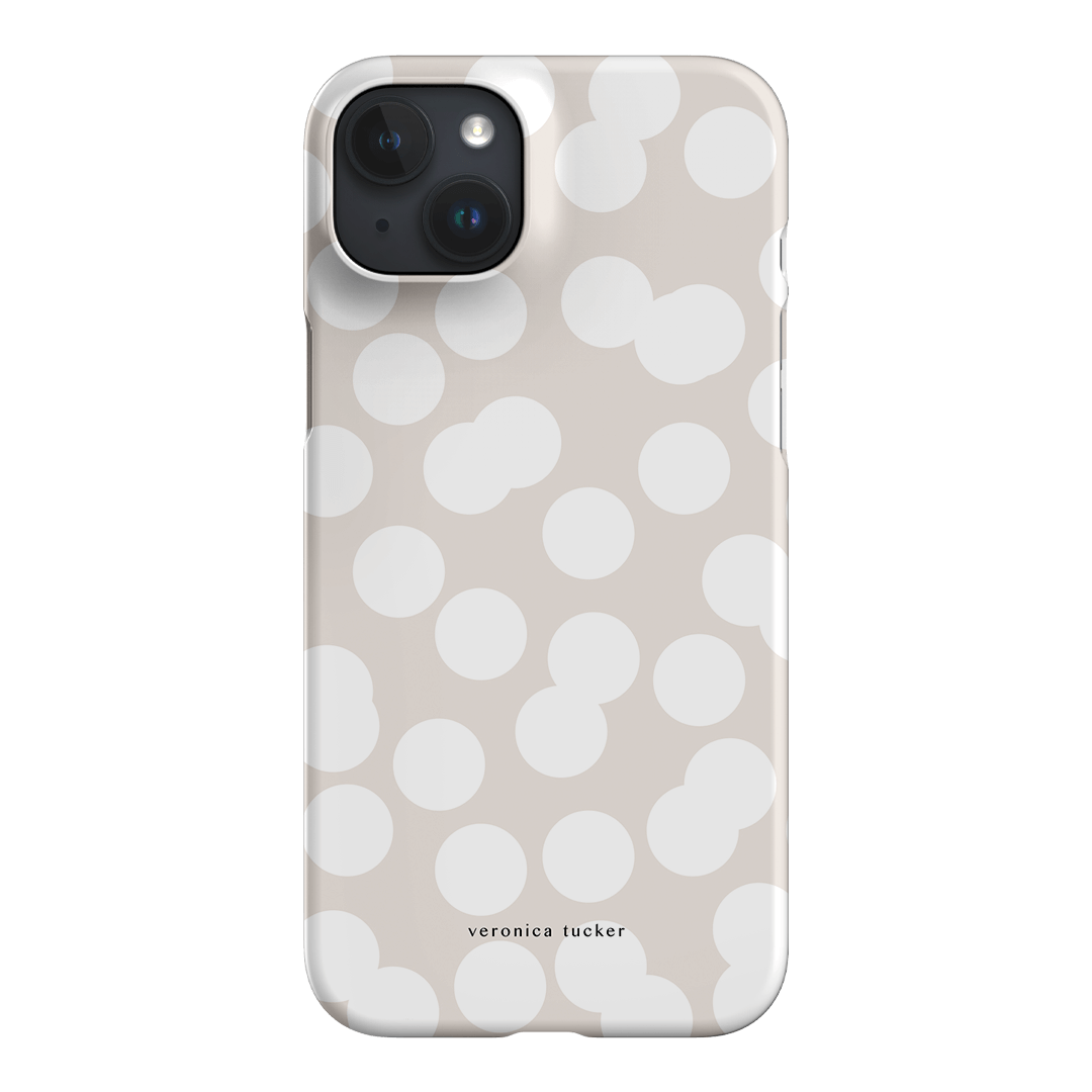 Confetti White Printed Phone Cases iPhone 15 Plus / Snap by Veronica Tucker - The Dairy