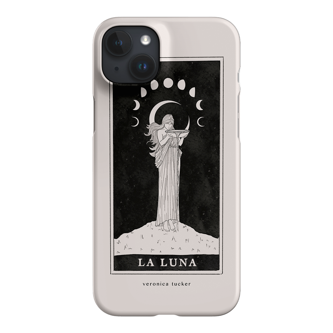 La Luna Tarot Card Printed Phone Cases iPhone 15 Plus / Snap by Veronica Tucker - The Dairy