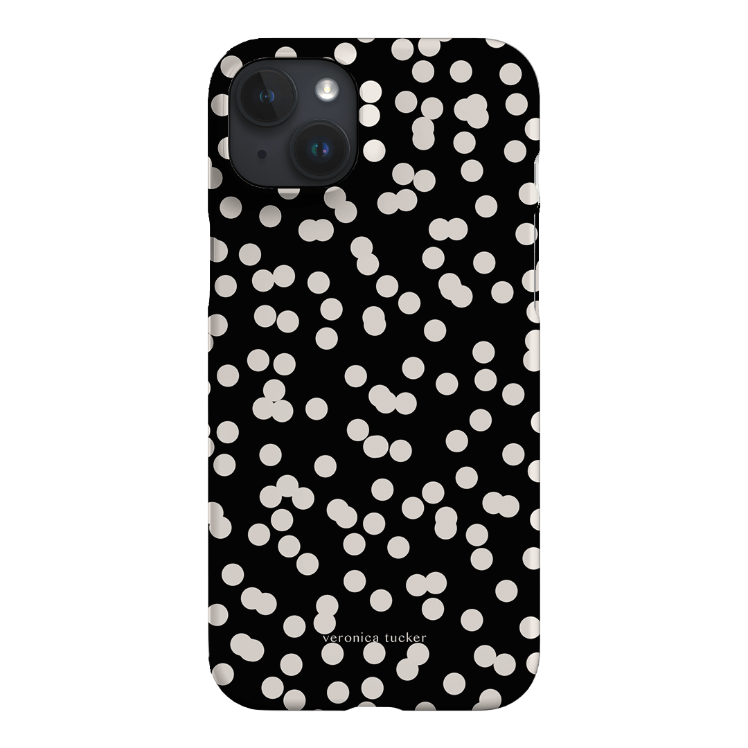 Mini Confetti Noir Printed Phone Cases iPhone 15 Plus / Snap by Veronica Tucker - The Dairy