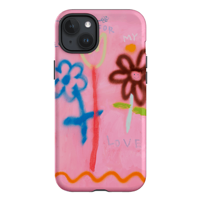 Flowers Printed Phone Cases iPhone 15 Plus / Armoured by Kate Eliza - The Dairy