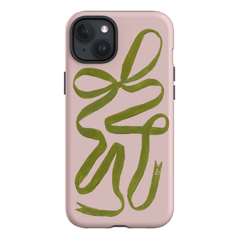 Garden Ribbon Printed Phone Cases iPhone 15 Plus / Armoured by Jasmine Dowling - The Dairy
