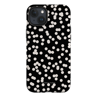 Mini Confetti Noir Printed Phone Cases iPhone 15 Plus / Armoured by Veronica Tucker - The Dairy
