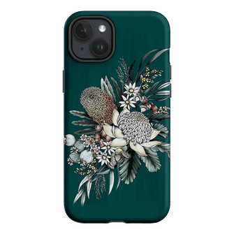 Teal Native Printed Phone Cases iPhone 15 Plus / Armoured by Typoflora - The Dairy