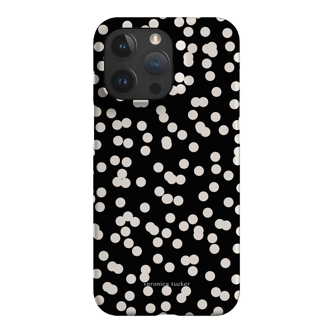 Mini Confetti Noir Printed Phone Cases iPhone 15 Pro Max / Snap by Veronica Tucker - The Dairy