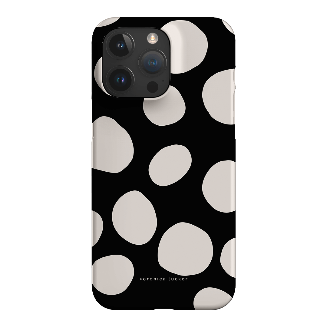 Pebbles Noir Printed Phone Cases iPhone 15 Pro Max / Snap by Veronica Tucker - The Dairy