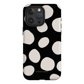 Pebbles Noir Printed Phone Cases iPhone 15 Pro Max / Armoured by Veronica Tucker - The Dairy