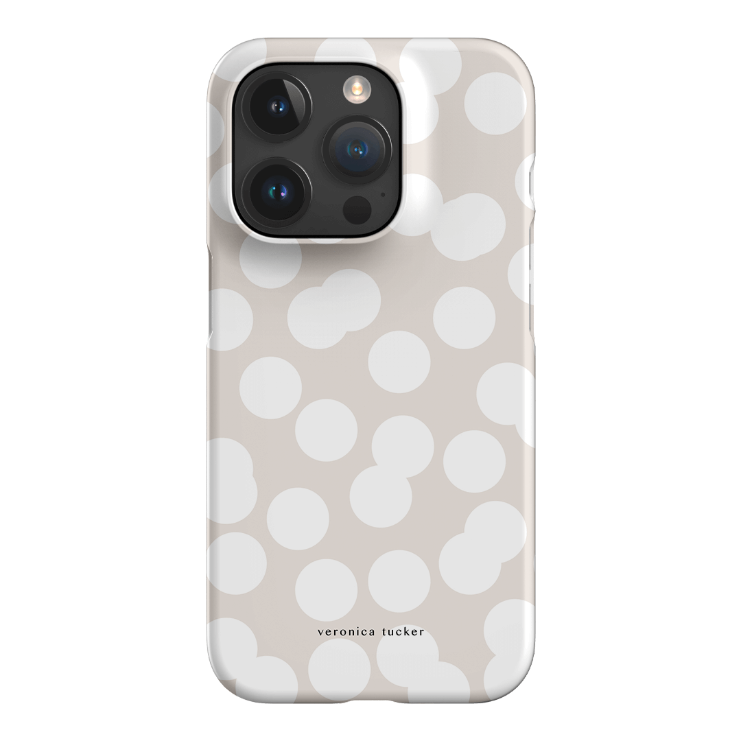 Confetti White Printed Phone Cases iPhone 15 Pro / Snap by Veronica Tucker - The Dairy
