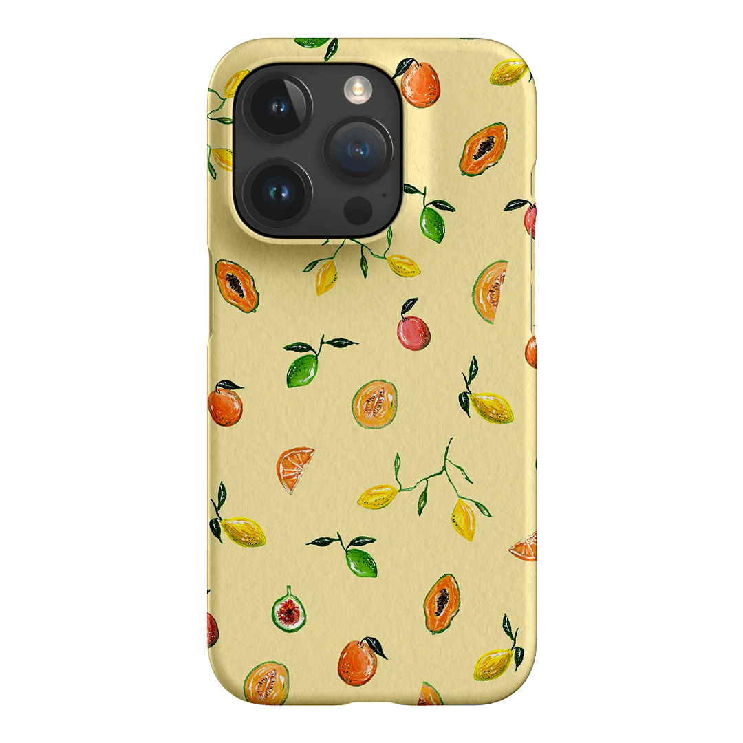 Golden Fruit Printed Phone Cases iPhone 15 Pro / Snap by BG. Studio - The Dairy
