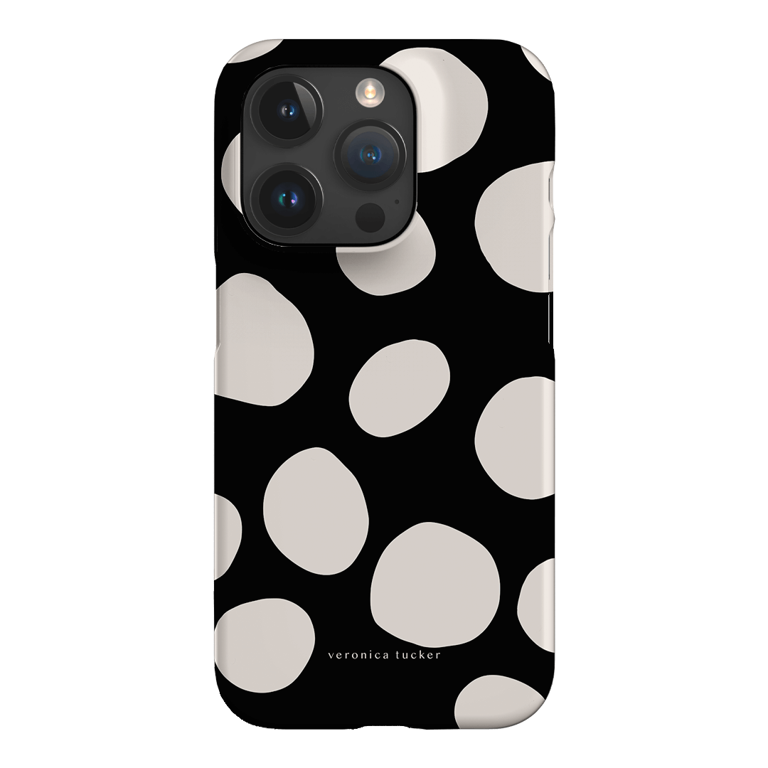 Pebbles Noir Printed Phone Cases iPhone 15 Pro / Snap by Veronica Tucker - The Dairy