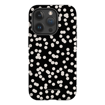 Mini Confetti Noir Printed Phone Cases iPhone 15 Pro / Armoured by Veronica Tucker - The Dairy