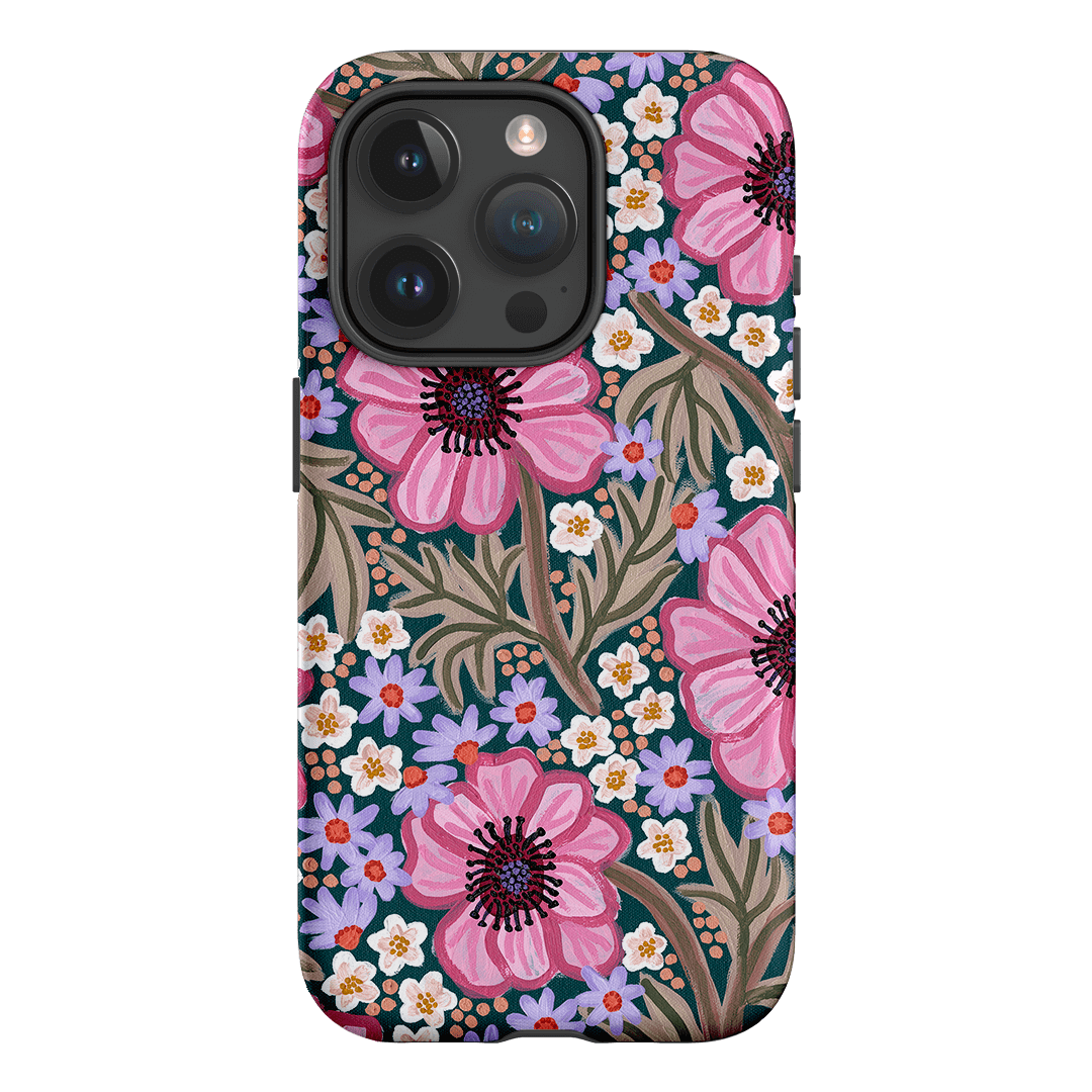 Pretty Poppies Printed Phone Cases iPhone 15 Pro / Armoured by Amy Gibbs - The Dairy