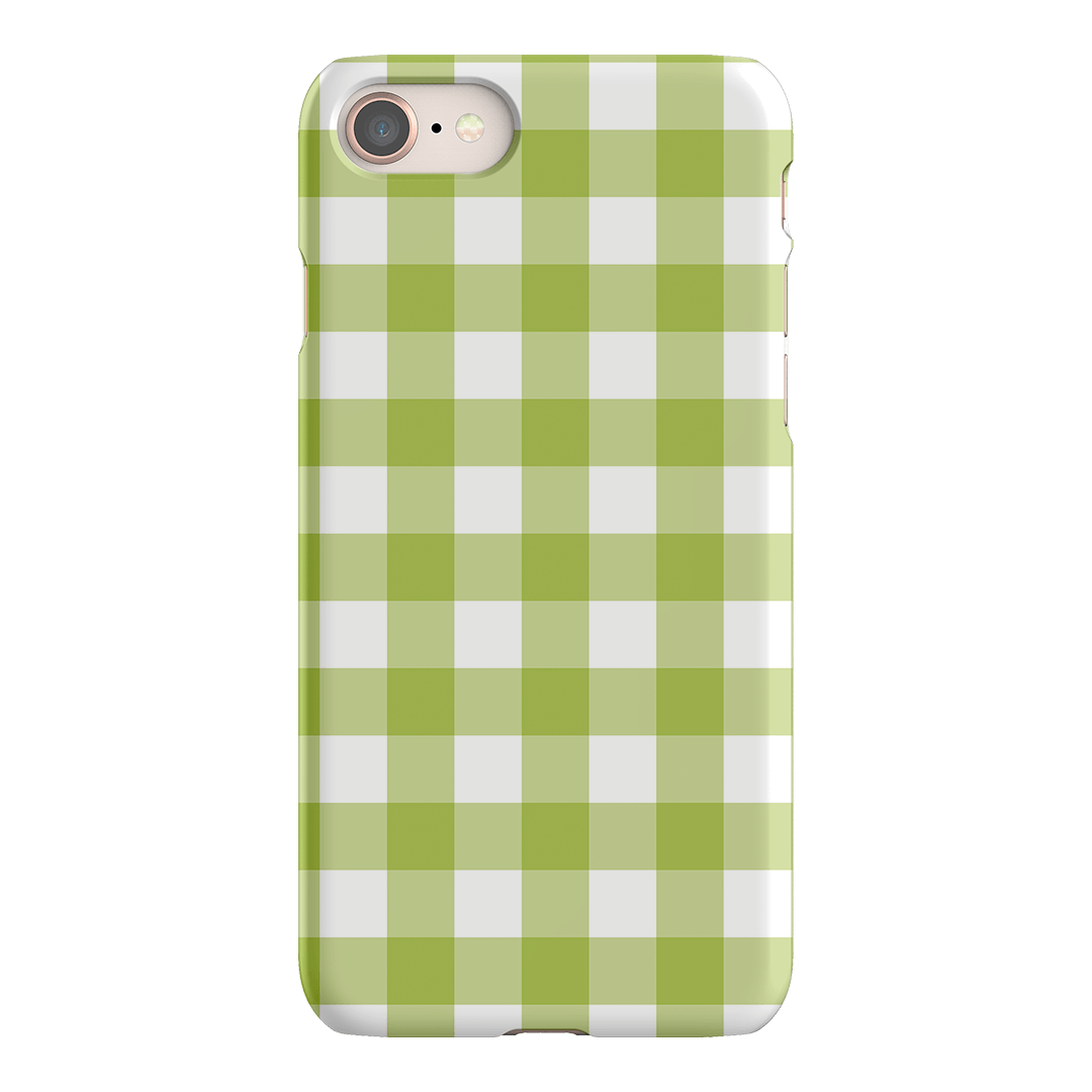 Gingham in Citrus Matte Case Matte Phone Cases iPhone 8 / Snap by The Dairy - The Dairy