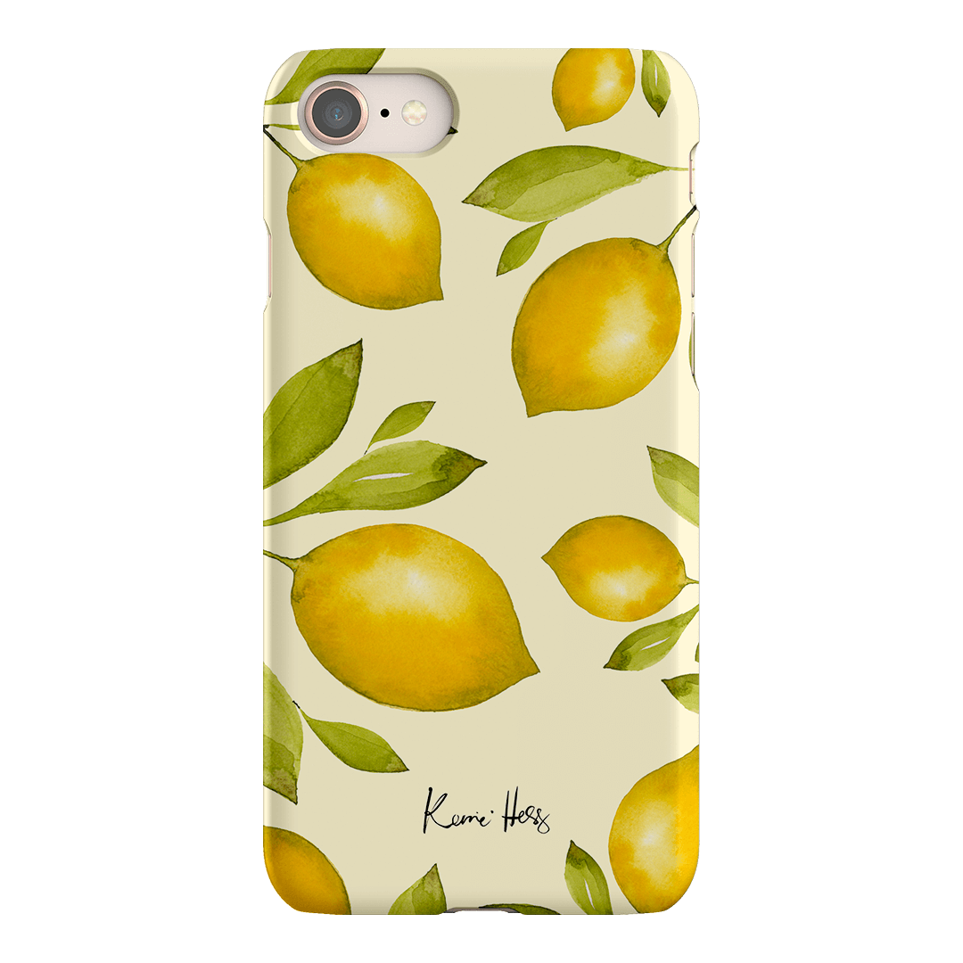 Summer Limone Printed Phone Cases iPhone 8 / Snap by Kerrie Hess - The Dairy
