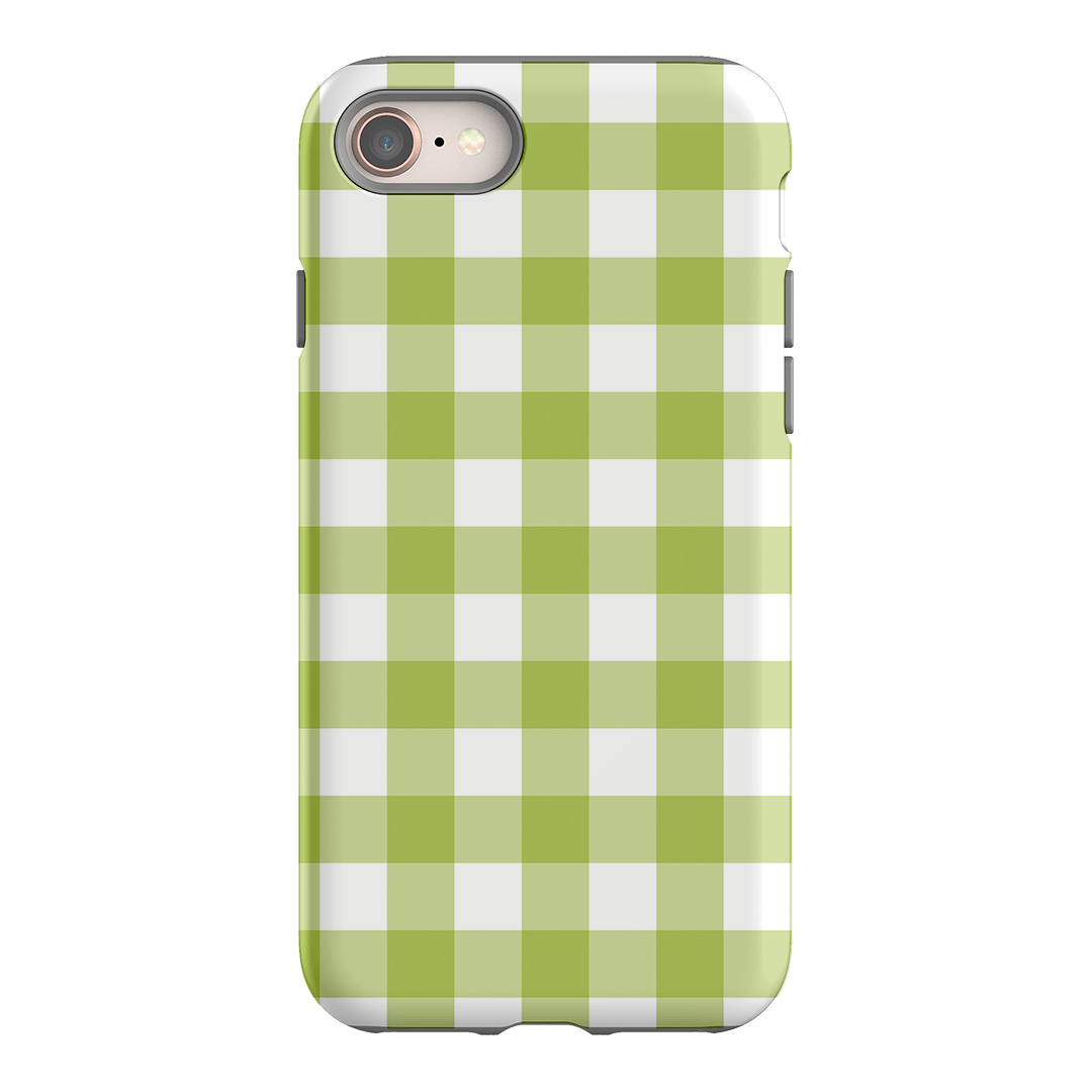 Gingham in Citrus Matte Case Matte Phone Cases iPhone 8 / Armoured by The Dairy - The Dairy