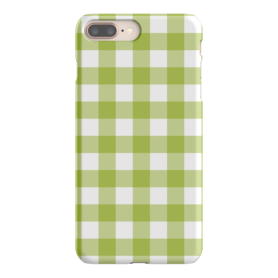 Gingham in Citrus Matte Case Matte Phone Cases iPhone 8 Plus / Snap by The Dairy - The Dairy