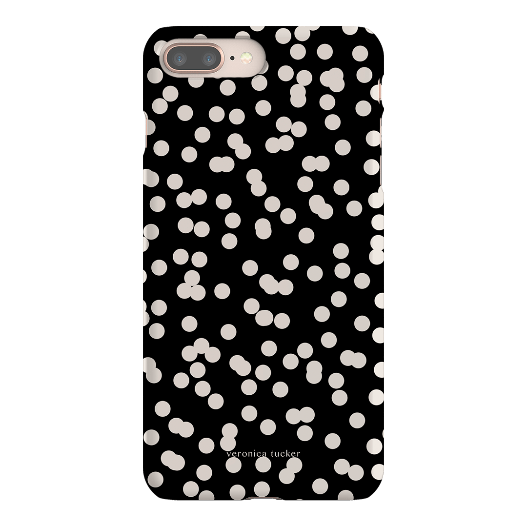 Mini Confetti Noir Printed Phone Cases iPhone 8 Plus / Snap by Veronica Tucker - The Dairy