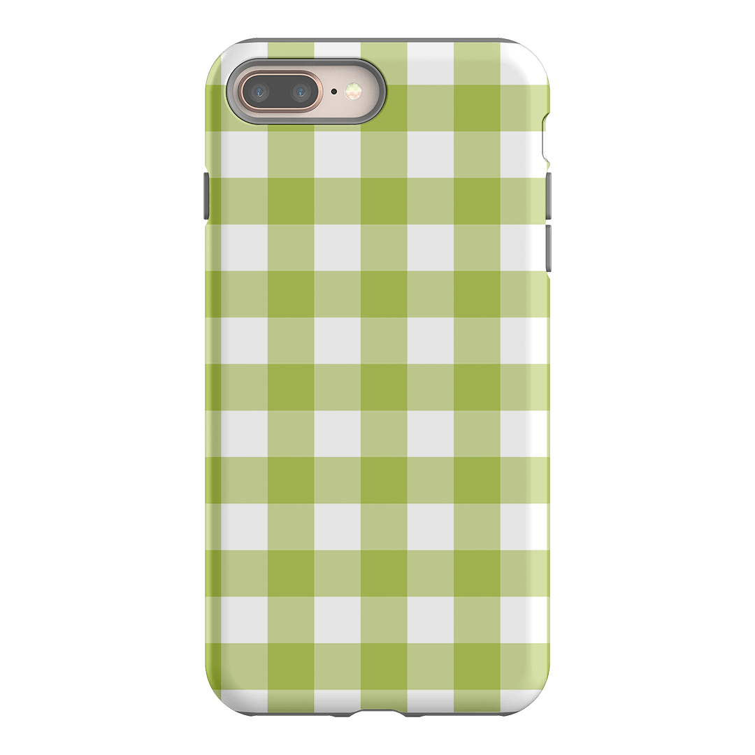 Gingham in Citrus Matte Case Matte Phone Cases iPhone 8 Plus / Armoured by The Dairy - The Dairy