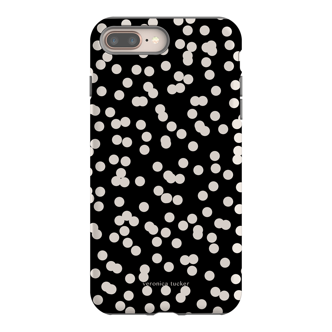 Mini Confetti Noir Printed Phone Cases iPhone 8 Plus / Armoured by Veronica Tucker - The Dairy