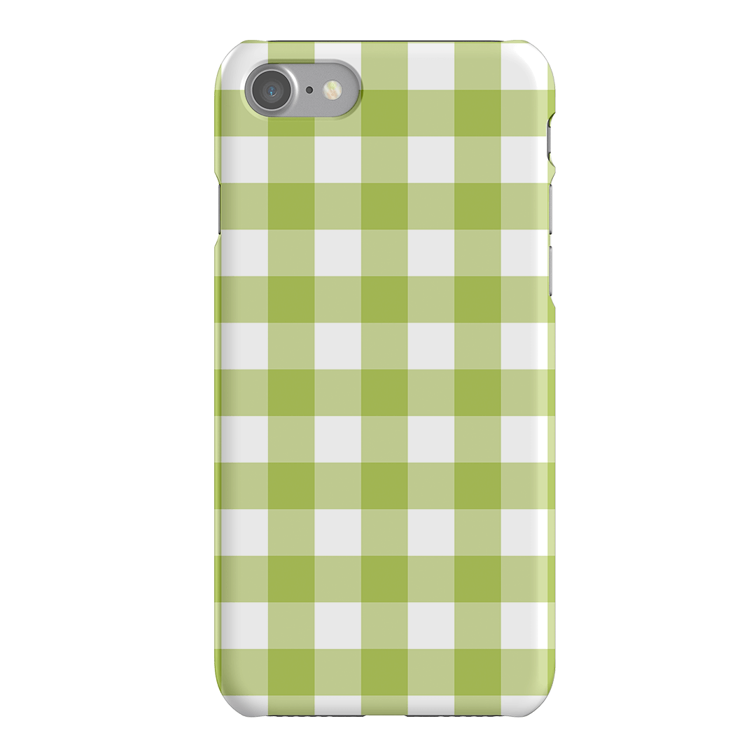 Gingham in Citrus Matte Case Matte Phone Cases iPhone SE / Snap by The Dairy - The Dairy