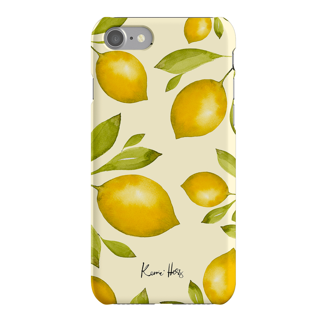 Summer Limone Printed Phone Cases iPhone SE / Snap by Kerrie Hess - The Dairy